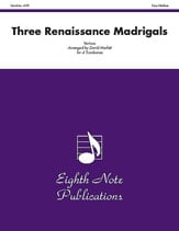 THREE RENAISSANCE MADRIGALS cover